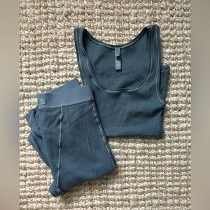 SOLD. Skims teal lounge set